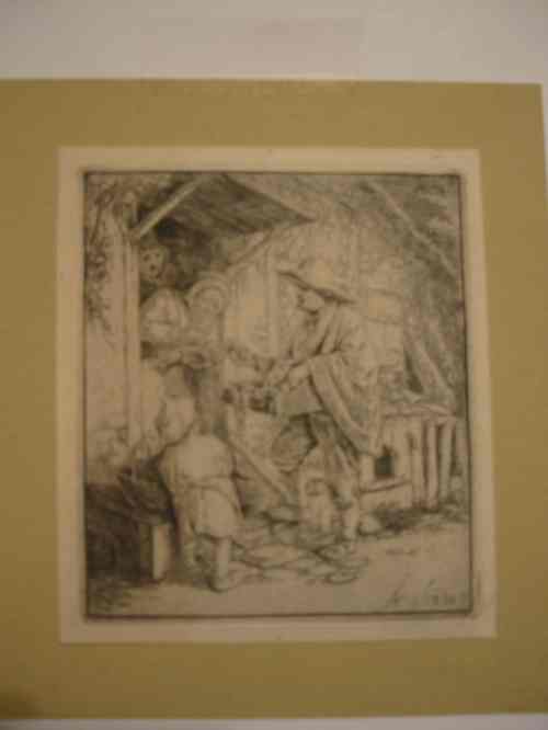 OLD MASTER PRINTS Collection of approximately 40 etchings and engravings.